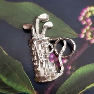 NWOT Sterling Silver Golf Bag Charm